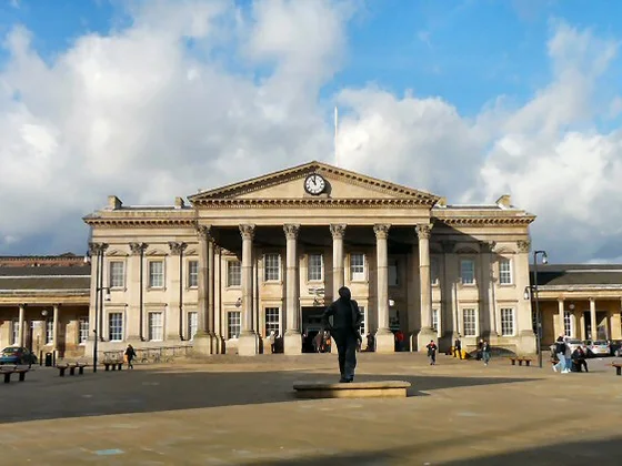Huddersfield Railway Station, West Yorkshire.