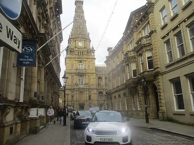 Princess Street in Halifax, West Yorkshire.