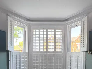 Second customer photo of shutters from Abi L’s Google review