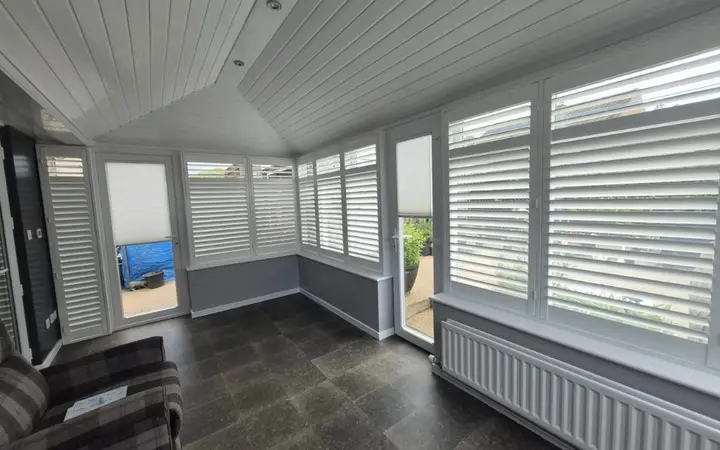 Lounge bay and conservatory shutters in Harrogate, Harrogate, North Yorkshire