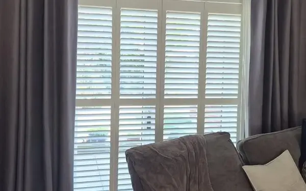 Patio door shutters in Harrogate, Harrogate, North Yorkshire