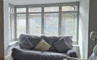Lounge bay and hallway shutters in Huddersfield, Huddersfield, West Yorkshire