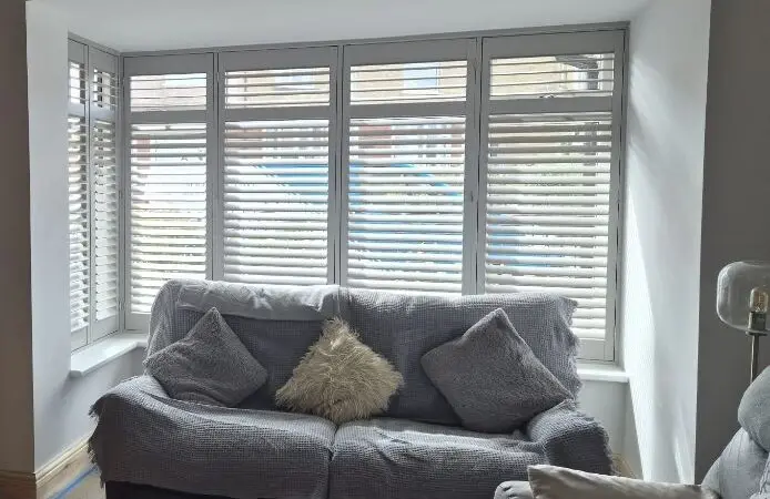 Lounge bay and hallway shutters in Huddersfield, Huddersfield, West Yorkshire