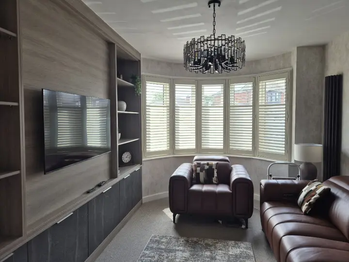 Lounge bay shutters in Huntington