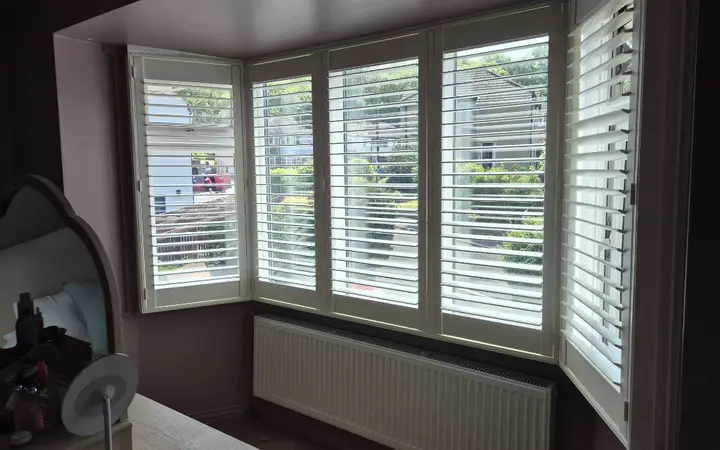 Bedroom bay shutters in Shipley, Shipley, West Yorkshire
