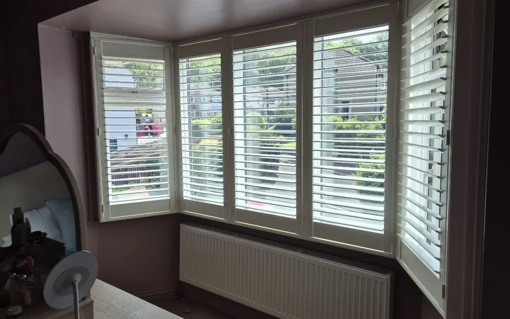 Bedroom bay shutters in Shipley, Shipley, West Yorkshire