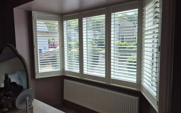 Bedroom bay shutters in Shipley, Shipley, West Yorkshire