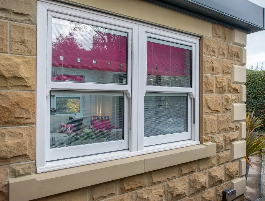 Honeycomb blinds helping insulation in a Goole home