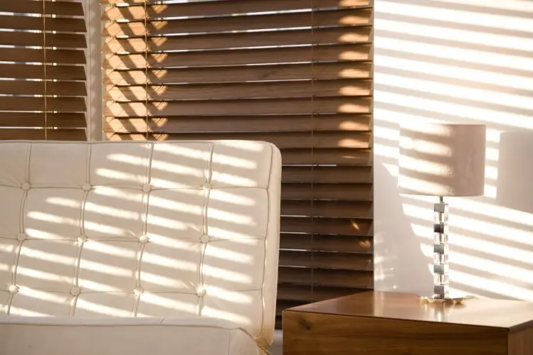 Kitchen blinds in a Haxby family home
