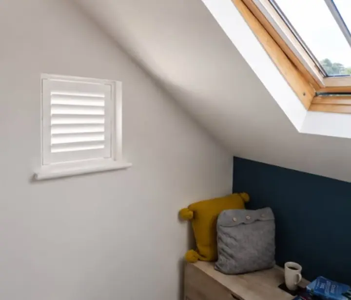Attic window shutters in Wakefield