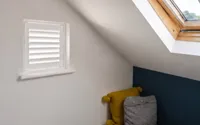 Attic window shutters in Wakefield, Wakefield, West Yorkshire