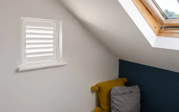 Attic window shutters in Wakefield, Wakefield, West Yorkshire