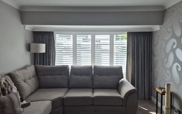 Lounge bay and kitchen shutters in Wakefield, Wakefield, West Yorkshire