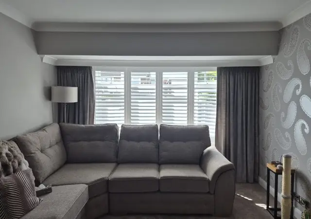 Lounge bay and kitchen shutters in Wakefield, Wakefield, West Yorkshire