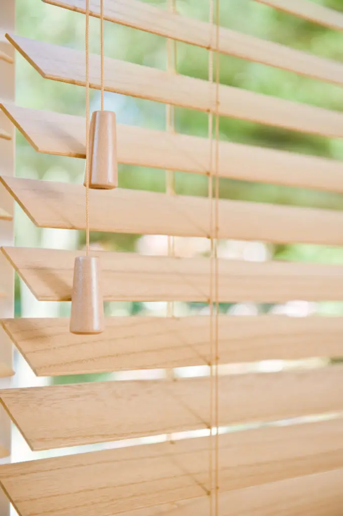 Fabric blinds in a Pudsey bedroom or landing